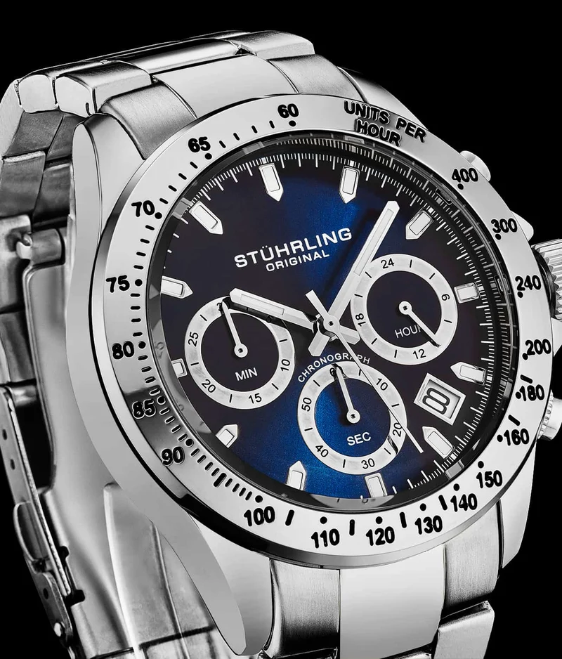 Stührling Ultima 3960 Quartz 42mm Chronograph