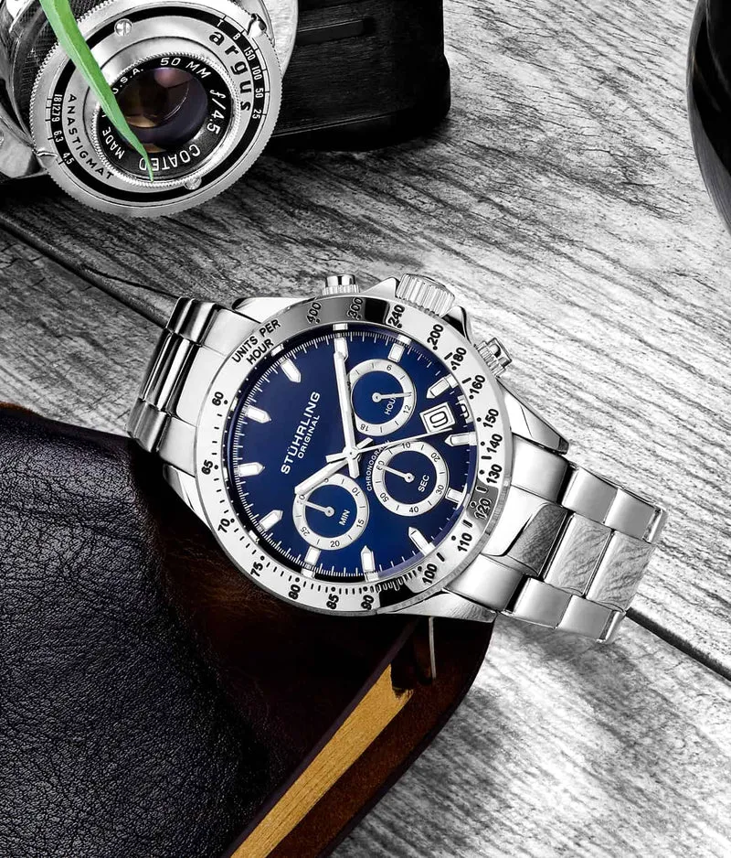 Stührling Ultima 3960 Quartz 42mm Chronograph