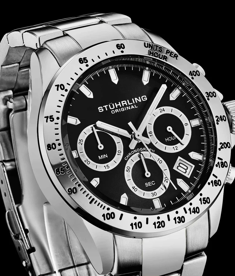 Stührling Ultima 3960 Quartz 42mm Chronograph