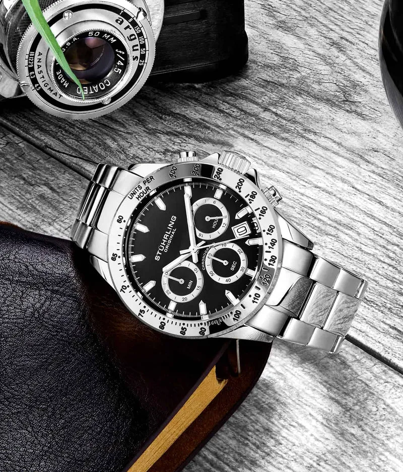 Stührling Ultima 3960 Quartz 42mm Chronograph