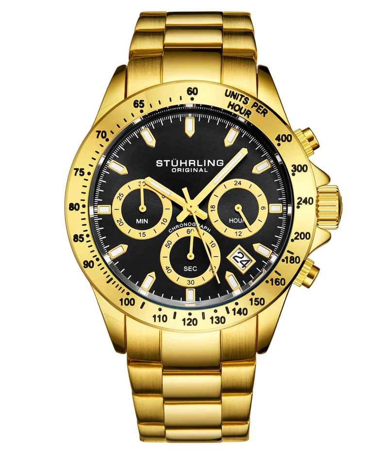Stührling Ultima 3960 Quartz 42mm Chronograph