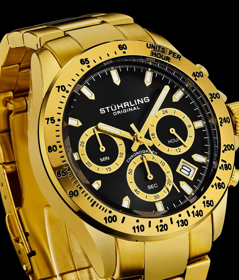 Stührling Ultima 3960 Quartz 42mm Chronograph