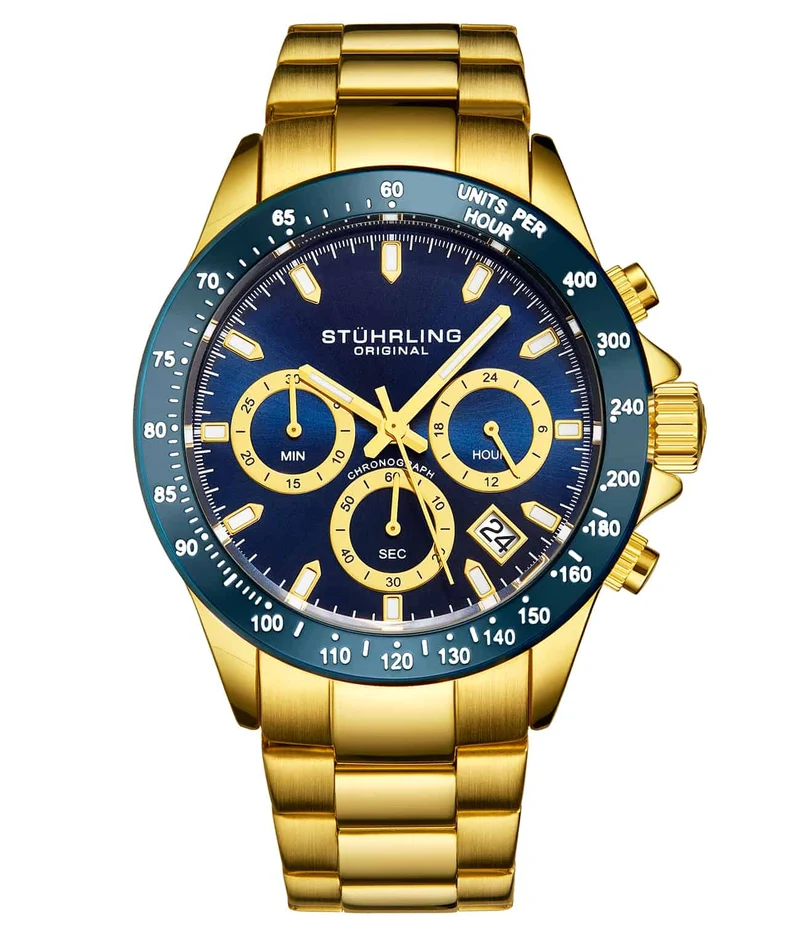 Stührling Ultima 3960 Quartz 42mm Chronograph