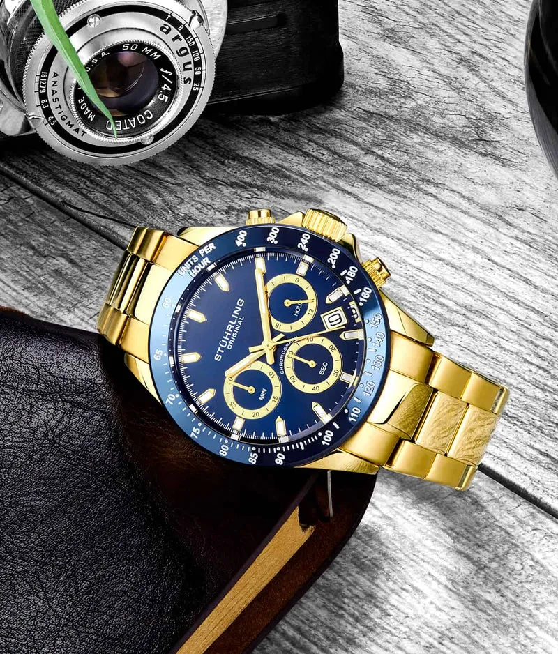 Stührling Ultima 3960 Quartz 42mm Chronograph
