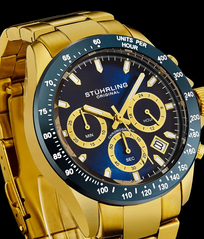 Stührling Ultima 3960 Quartz 42mm Chronograph