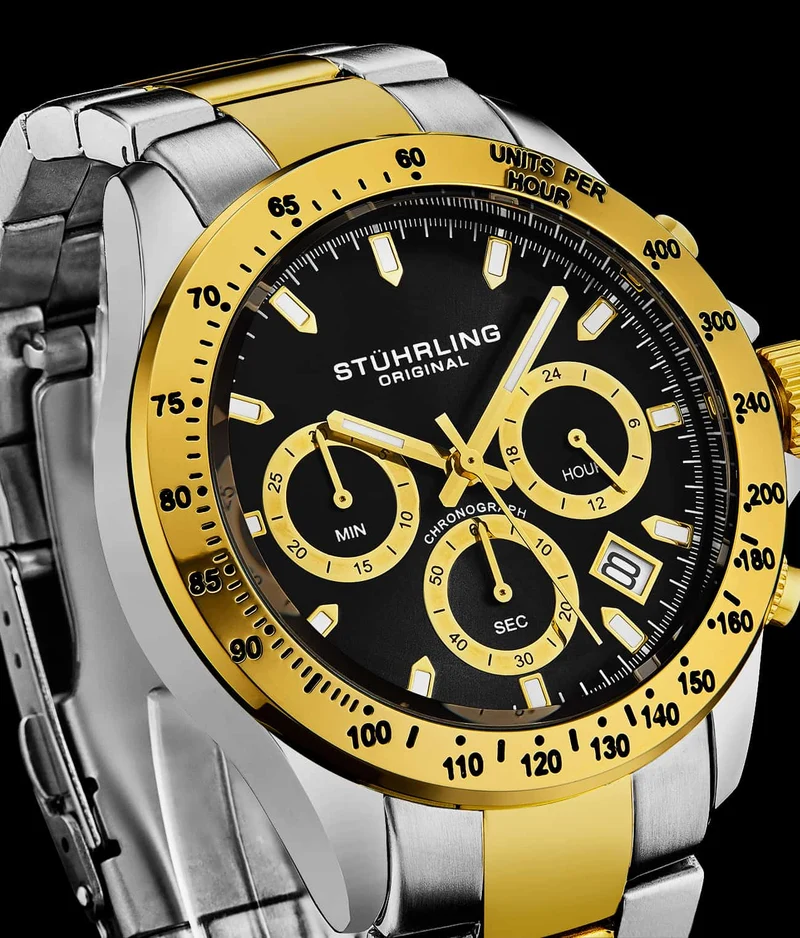 Stührling Ultima 3960 Quartz 42mm Chronograph