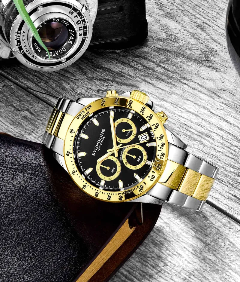 Stührling Ultima 3960 Quartz 42mm Chronograph