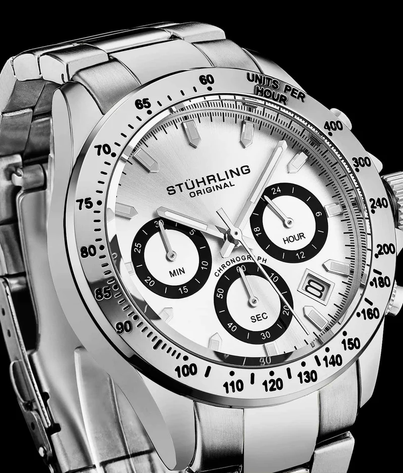 Stührling Ultima 3960 Quartz 42mm Chronograph