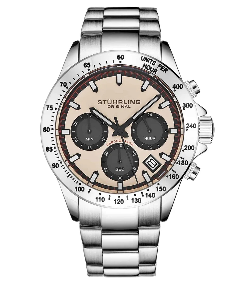 Stührling Ultima 3960 Quartz 42mm Chronograph