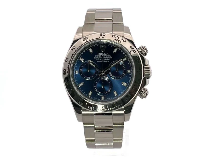 Rolex Cosmograph Daytona 116509 Weißgold Blau