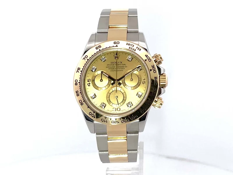 Rolex Daytona Edelstahl - Gelbgold 116503 Champagner Diamant