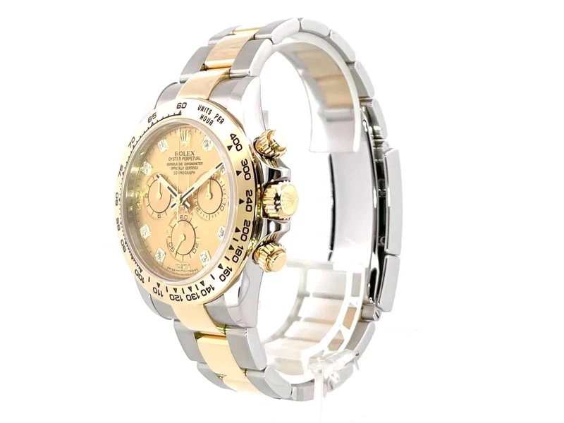Rolex Daytona Edelstahl - Gelbgold 116503 Champagner Diamant