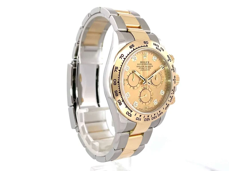 Rolex Daytona Edelstahl - Gelbgold 116503 Champagner Diamant