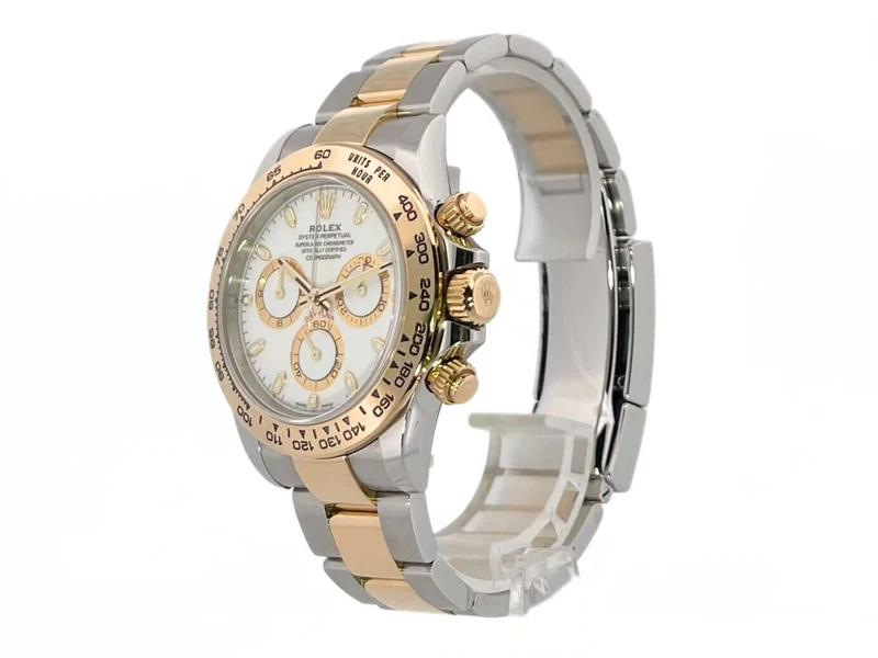 Rolex Daytona Edelstahl - Gelbgold 116503 Weiss