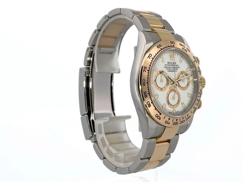 Rolex Daytona Edelstahl - Gelbgold 116503 Weiss