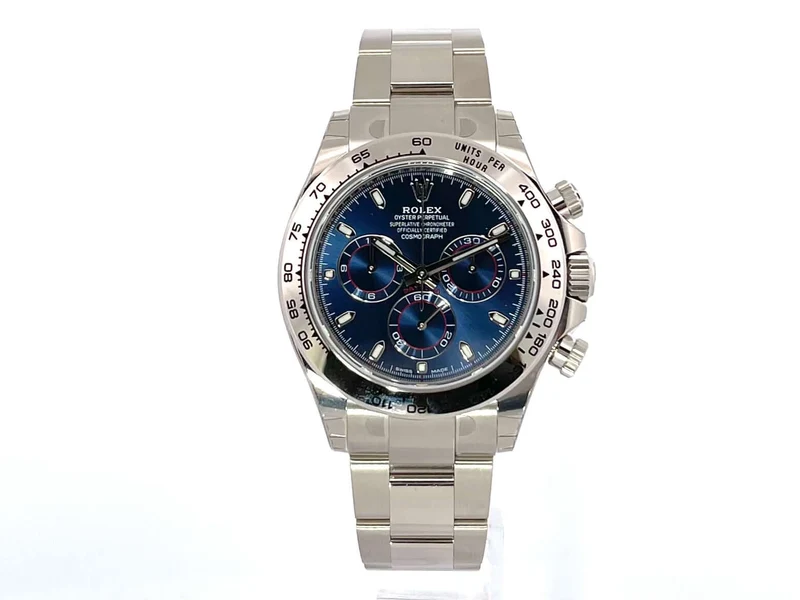 Rolex Cosmograph Daytona 116509 Weißgold Blau