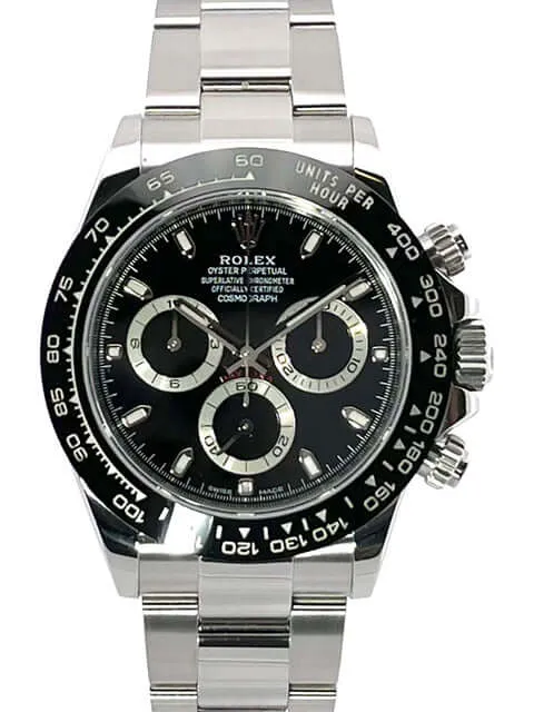 Rolex Daytona Edelstahl 116500LN Schwarz
