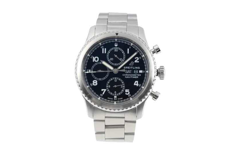 Breitling Navitimer chronograph steel automatic men's watch A13314101B1A1 [2601158]
