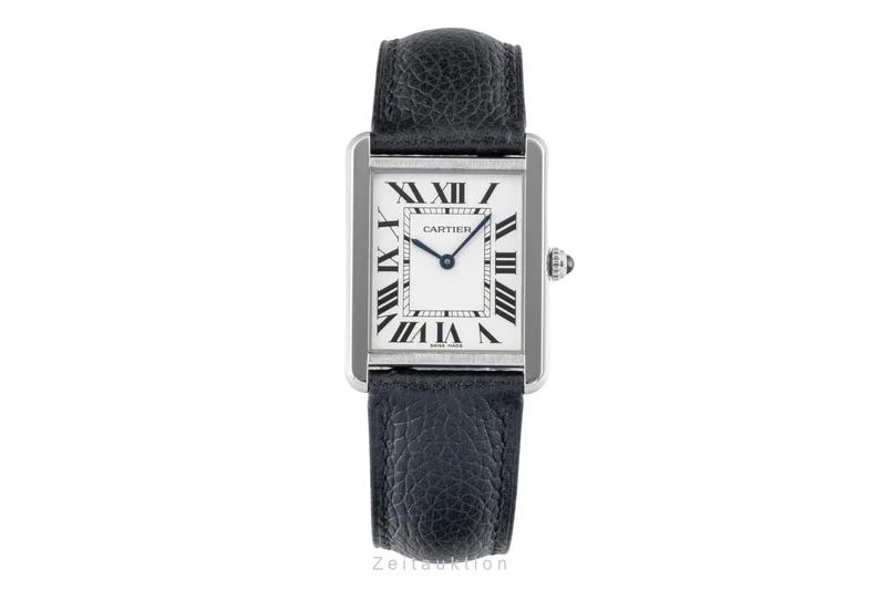 Cartier Tank steel quartz men's watch WSTA0028 [2601083]