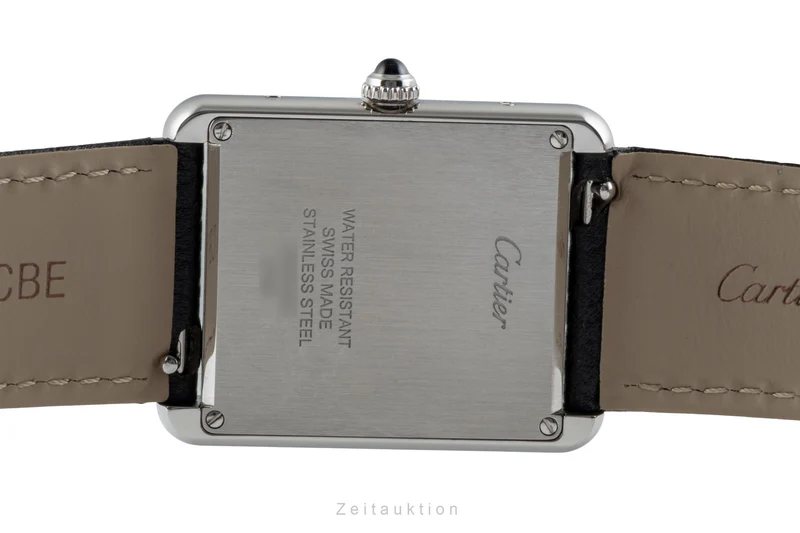 Cartier Tank steel quartz men's watch WSTA0028 [2601083]