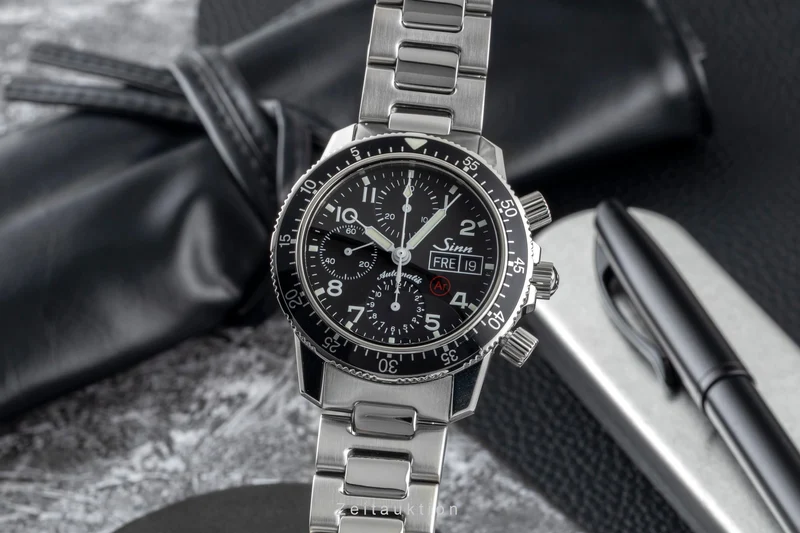 Sinn 103 ST chronograph steel automatic men's watch 103 St Sa Ar LP: 3000EUR [2600883]