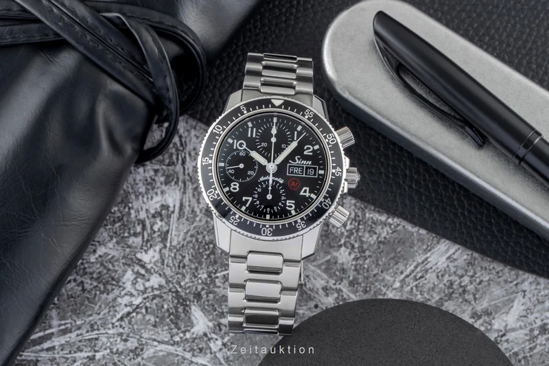 Sinn 103 ST chronograph steel automatic men's watch 103 St Sa Ar LP: 3000EUR [2600883]