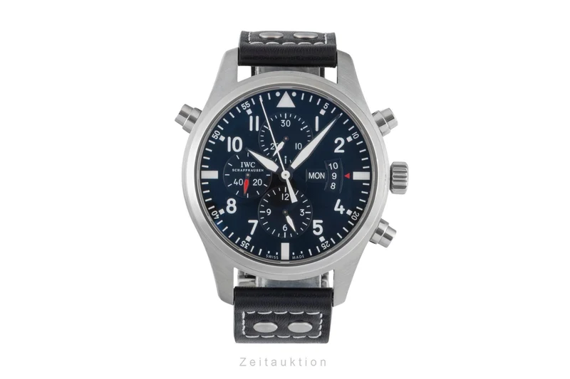 IWC Fliegerchronograph chronograph steel automatic men's watch IW377801 [2600890]
