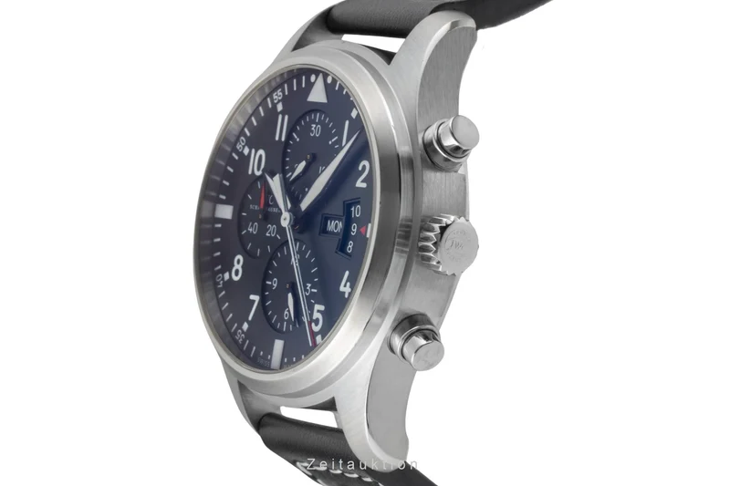 IWC Fliegerchronograph chronograph steel automatic men's watch IW377801 [2600890]