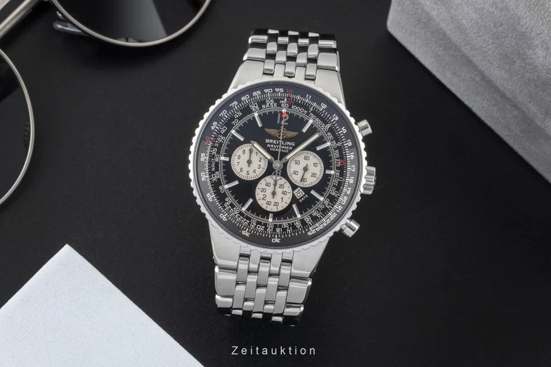 Breitling Navitimer Heritage chronograph steel automatic men's watch A3535024/B554 [2600864]