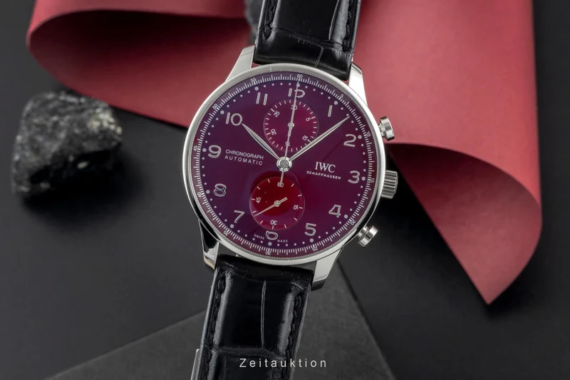 IWC Portugieser steel automatic men's watch IW371616 LP: 9100EUR [2601270]