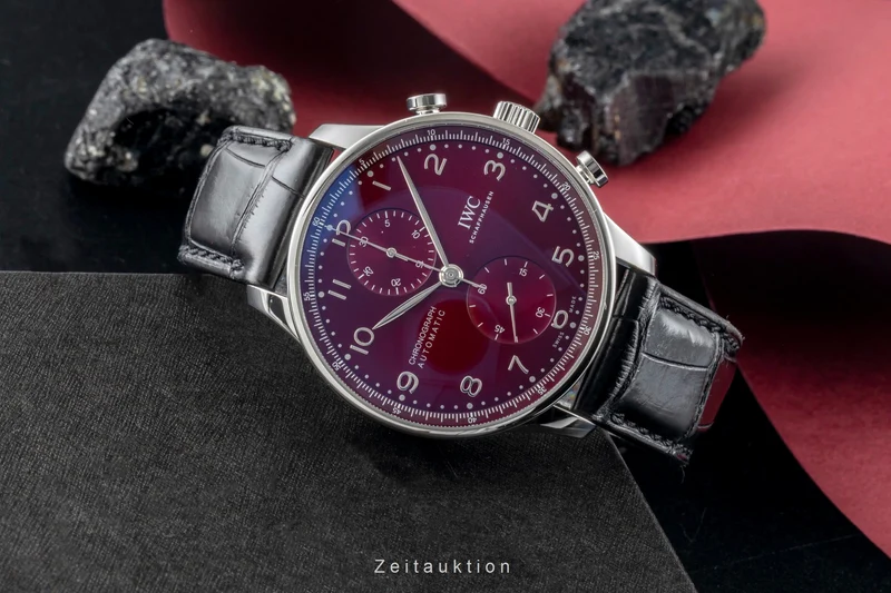 IWC Portugieser steel automatic men's watch IW371616 LP: 9100EUR [2601270]