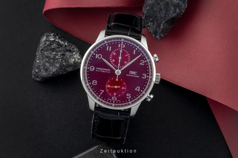 IWC Portugieser steel automatic men's watch IW371616 LP: 9100EUR [2601270]