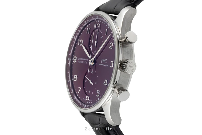 IWC Portugieser steel automatic men's watch IW371616 LP: 9100EUR [2601270]