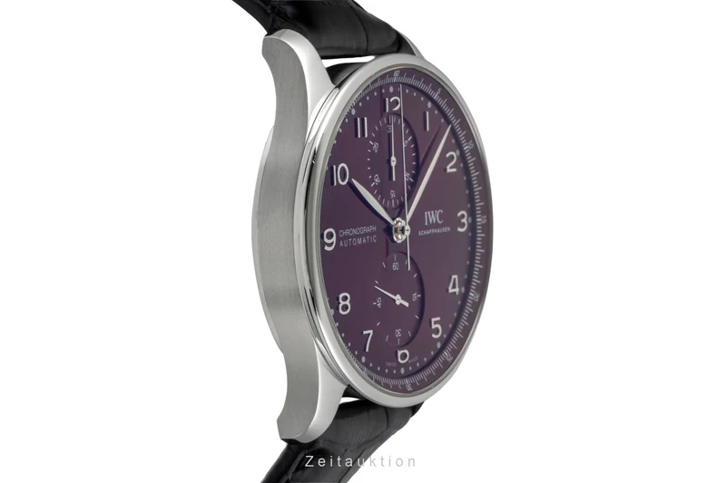 IWC Portugieser steel automatic men's watch IW371616 LP: 9100EUR [2601270]