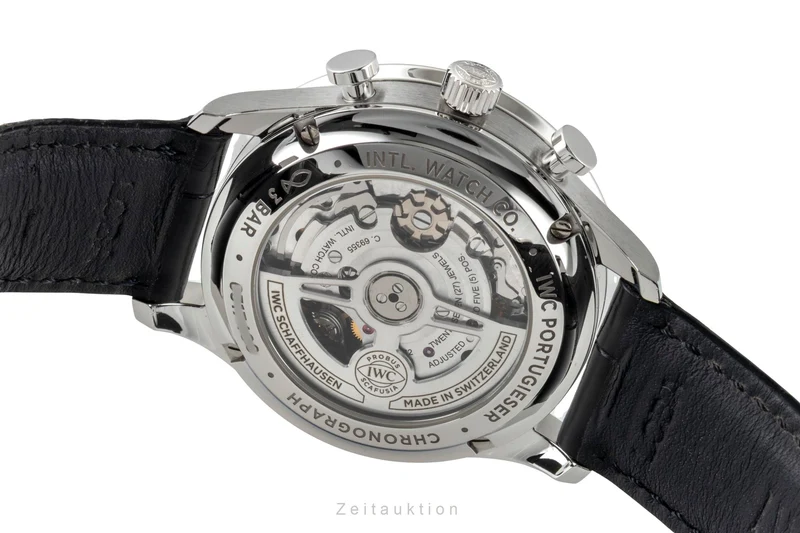 IWC Portugieser steel automatic men's watch IW371616 LP: 9100EUR [2601270]