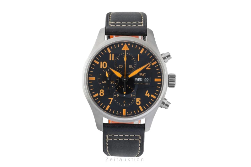 IWC Fliegerchronograph chronograph steel automatic men's watch IW377730 [2601224]