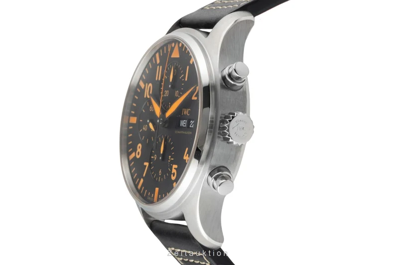 IWC Fliegerchronograph chronograph steel automatic men's watch IW377730 [2601224]