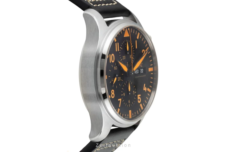 IWC Fliegerchronograph chronograph steel automatic men's watch IW377730 [2601224]