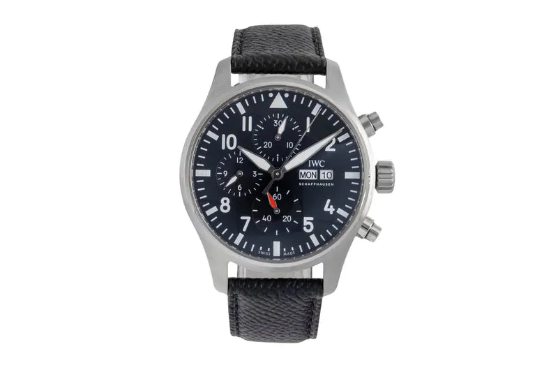 IWC Fliegerchronograph chronograph steel automatic men's watch IW378001 LP: 7800EUR [2600869]