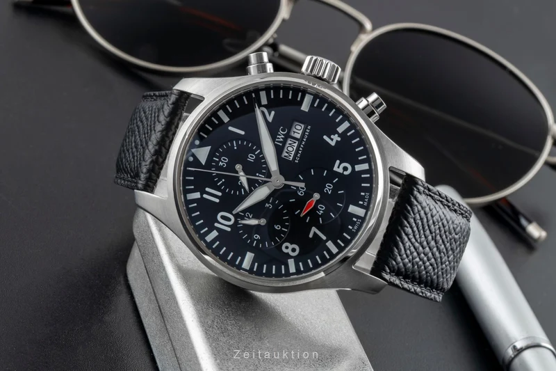 IWC Fliegerchronograph chronograph steel automatic men's watch IW378001 LP: 7800EUR [2600869]