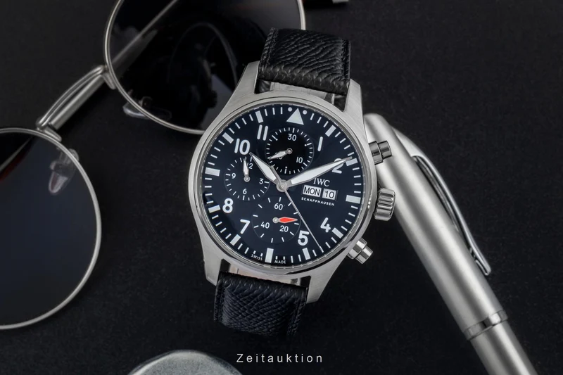 IWC Fliegerchronograph chronograph steel automatic men's watch IW378001 LP: 7800EUR [2600869]