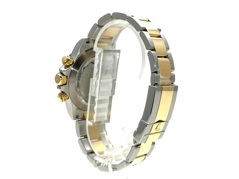 Rolex Daytona Edelstahl - Gelbgold 116523 Weiß