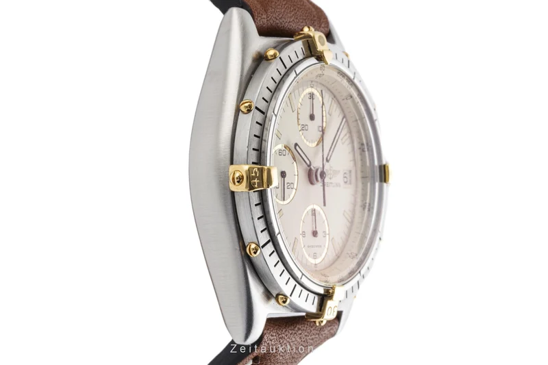 Breitling Chronomat chronograph gilt / steel automatic men's watch 81950 [2301510]