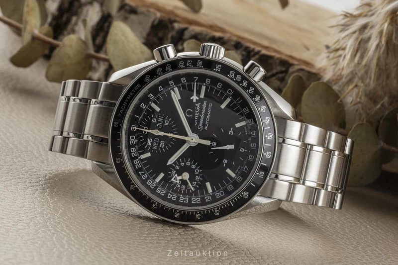 Omega Speedmaster chronograph steel automatic men's watch 3520.50.00 LP: 5900EUR [2301498]