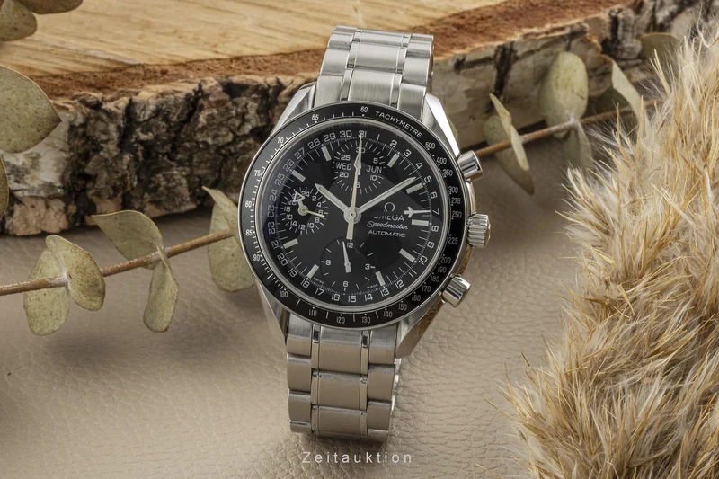 Omega Speedmaster chronograph steel automatic men's watch 3520.50.00 LP: 5900EUR [2301498]