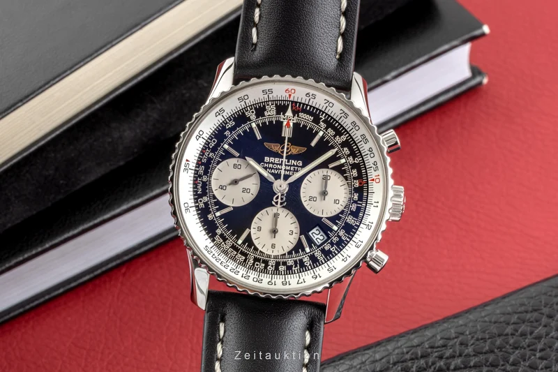 Breitling Navitimer chronograph steel automatic men's watch A23322 LP: 5850EUR [2301442]
