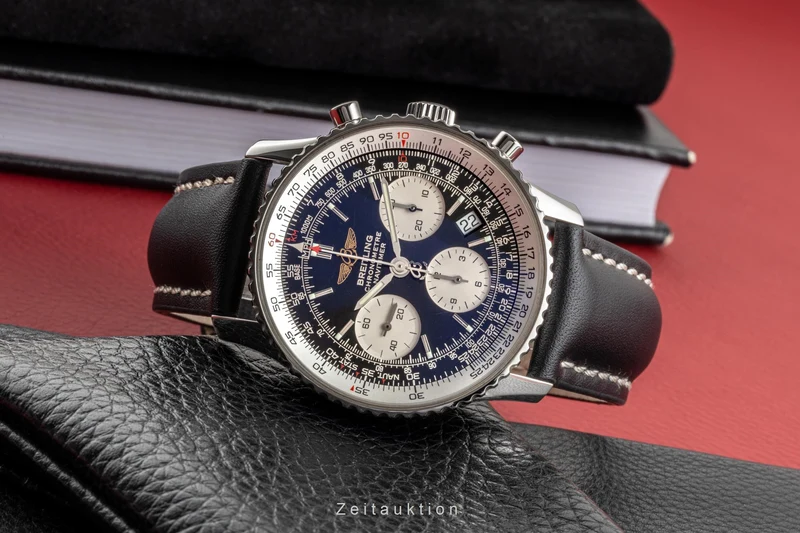 Breitling Navitimer chronograph steel automatic men's watch A23322 LP: 5850EUR [2301442]