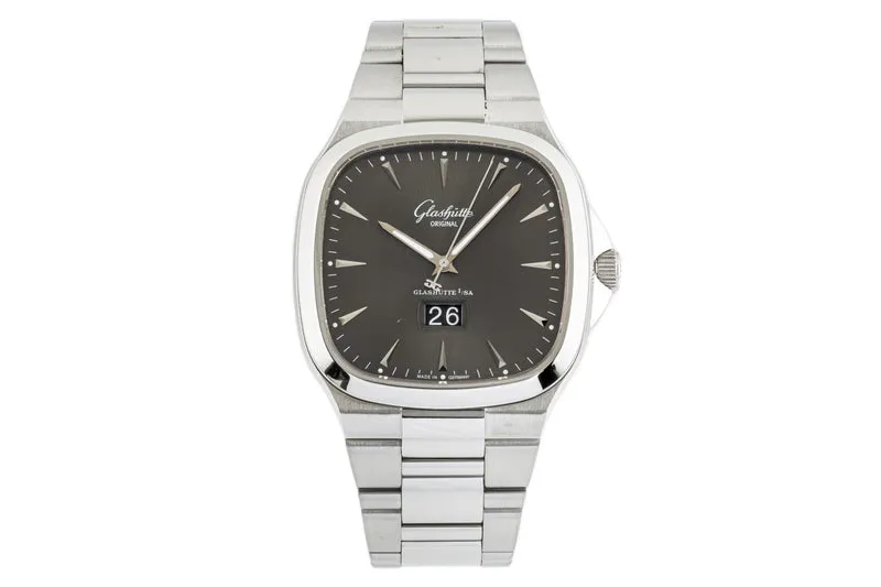 Glashütte Seventies steel automatic men's watch 2-39-47-12-12-14 LP: 10800EUR [2301432]