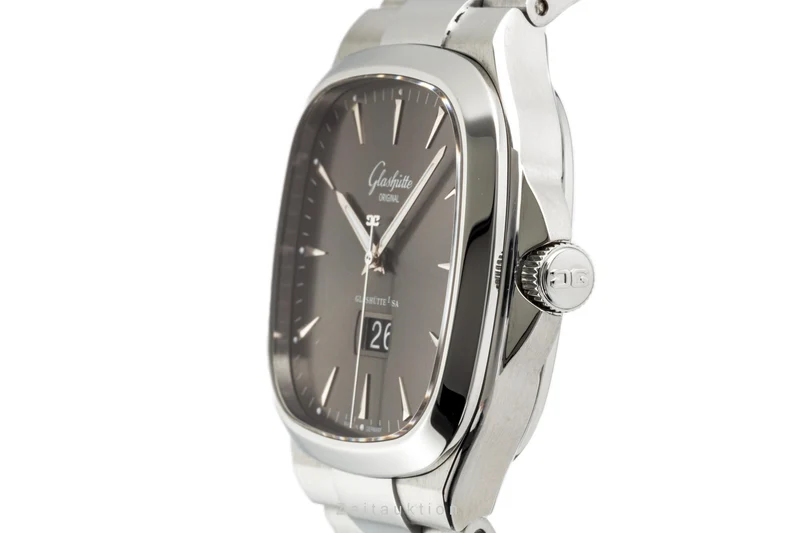 Glashütte Seventies steel automatic men's watch 2-39-47-12-12-14 LP: 10800EUR [2301432]