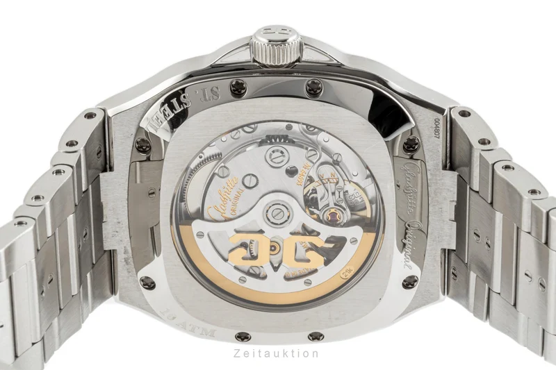 Glashütte Seventies steel automatic men's watch 2-39-47-12-12-14 LP: 10800EUR [2301432]
